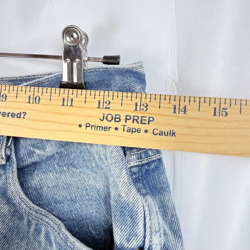 Vintage Acid Wash High Waisted Jeans Women's Light Blue Denim‎ Size 12